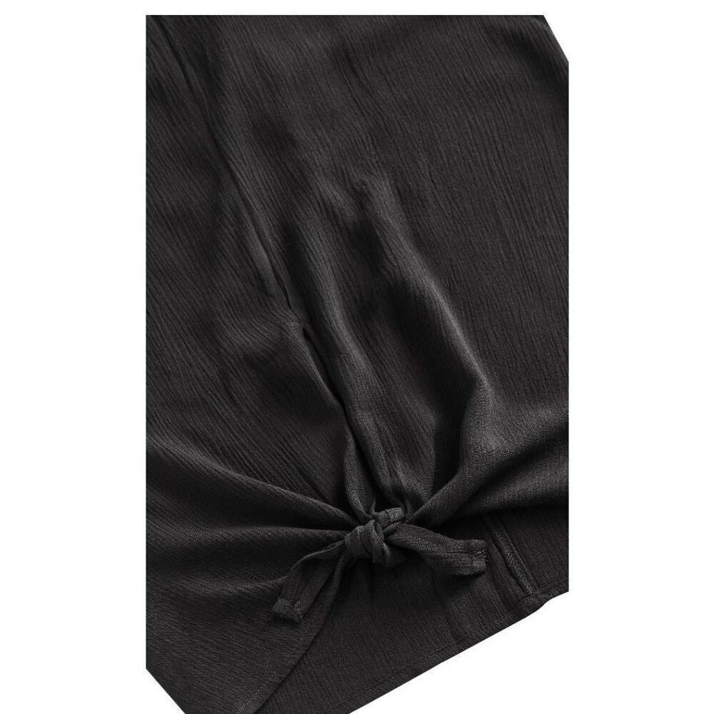 City Chic Jumpsuit Smocked Black Strapless Plus 16 16W Boho Gypsy Pockets - Picture 4 of 15